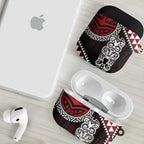 Red Aotearoa Niho Taniwha AirPods Case Maori Mythology Tooth - Taniko Motifs - Aussie Hoodie