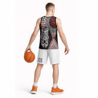 Red Aotearoa Niho Taniwha Basketball Jersey Maori Mythology Tooth - Taniko Motifs - Aussie Hoodie