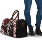 Red Aotearoa Niho Taniwha Travel Bag Maori Mythology Tooth - Taniko Motifs - Aussie Hoodie