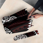 Red Aotearoa Niho Taniwha Umbrella Maori Mythology Tooth - Taniko Motifs - Aussie Hoodie