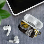 Yellow Aotearoa Niho Taniwha AirPods Case Maori Mythology Tooth - Taniko Motifs - Aussie Hoodie