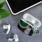 Green Aotearoa Niho Taniwha AirPods Case Maori Mythology Tooth - Taniko Motifs - Aussie Hoodie