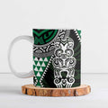 Green Aotearoa Niho Taniwha Ceramic Mug Maori Mythology Tooth - Taniko Motifs - Aussie Hoodie