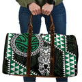Green Aotearoa Niho Taniwha Travel Bag Maori Mythology Tooth - Taniko Motifs - Aussie Hoodie