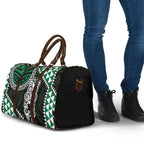 Green Aotearoa Niho Taniwha Travel Bag Maori Mythology Tooth - Taniko Motifs - Aussie Hoodie