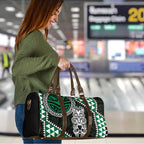 Green Aotearoa Niho Taniwha Travel Bag Maori Mythology Tooth - Taniko Motifs - Aussie Hoodie
