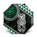 Green Aotearoa Niho Taniwha Umbrella Maori Mythology Tooth - Taniko Motifs - Aussie Hoodie