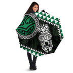 Green Aotearoa Niho Taniwha Umbrella Maori Mythology Tooth - Taniko Motifs - Aussie Hoodie