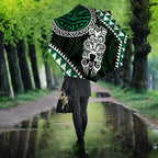 Green Aotearoa Niho Taniwha Umbrella Maori Mythology Tooth - Taniko Motifs - Aussie Hoodie