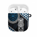 Blue Aotearoa Niho Taniwha AirPods Case Maori Mythology Tooth - Taniko Motifs - Aussie Hoodie