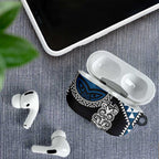 Blue Aotearoa Niho Taniwha AirPods Case Maori Mythology Tooth - Taniko Motifs - Aussie Hoodie
