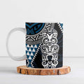 Blue Aotearoa Niho Taniwha Ceramic Mug Maori Mythology Tooth - Taniko Motifs - Aussie Hoodie