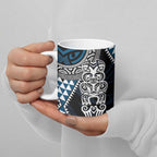 Blue Aotearoa Niho Taniwha Ceramic Mug Maori Mythology Tooth - Taniko Motifs - Aussie Hoodie