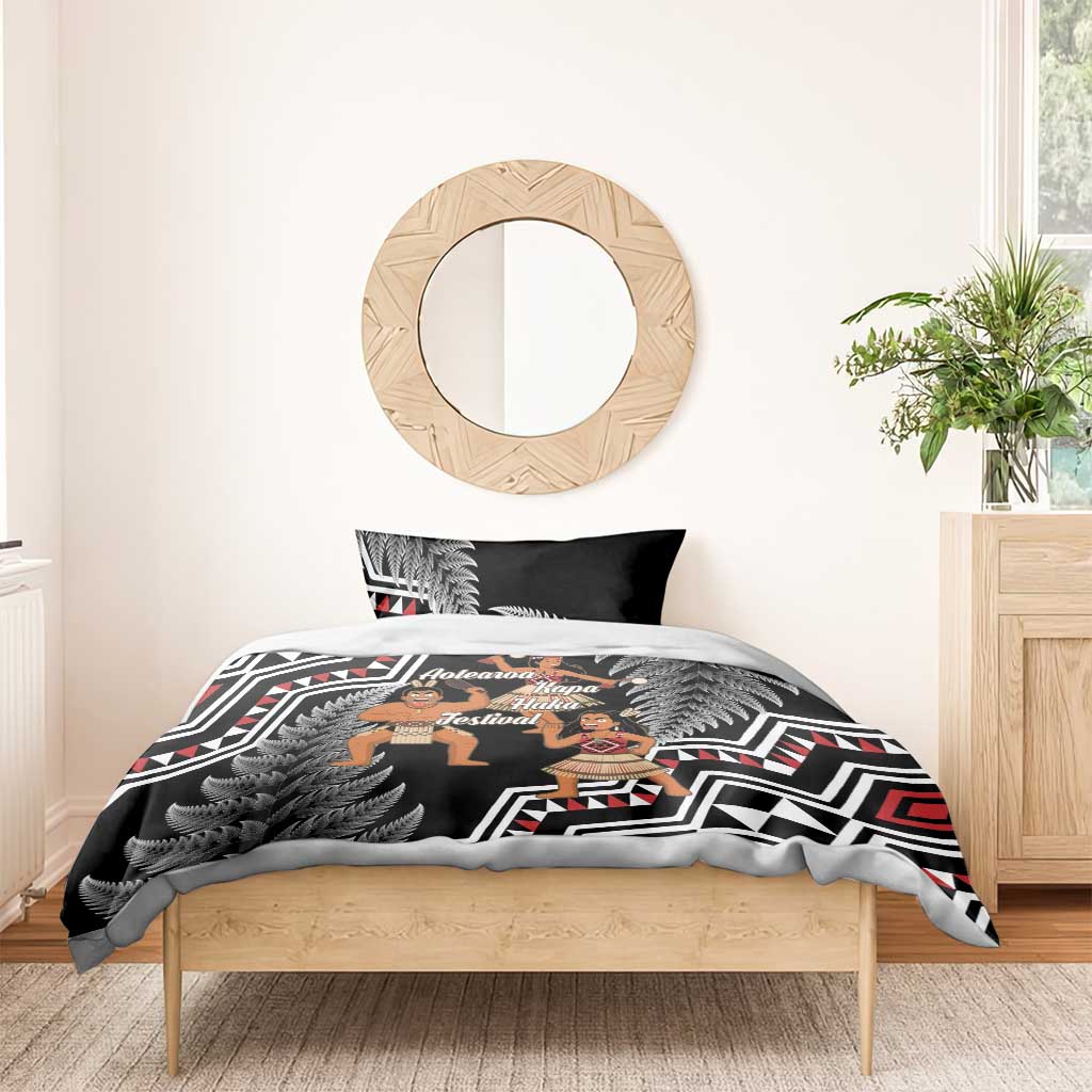 Aotearoa Kapa Haka Bedding Set 2025 Festival - Traditional Maori Dance