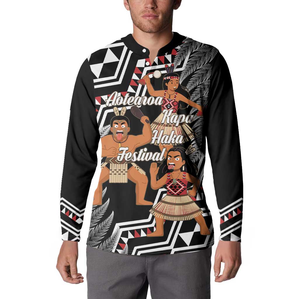 Aotearoa Kapa Haka Button Sweatshirt 2025 Festival - Traditional Maori Dance