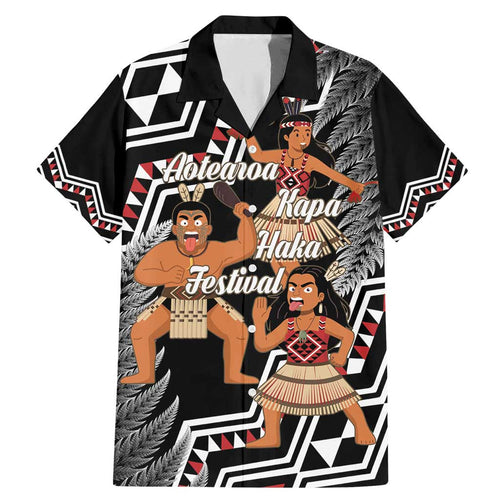 Aotearoa Kapa Haka Family Matching Mermaid Dress and Hawaiian Shirt 2025 Festival - Traditional Maori Dance