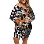 Aotearoa Kapa Haka Off Shoulder Short Dress 2025 Festival - Traditional Maori Dance