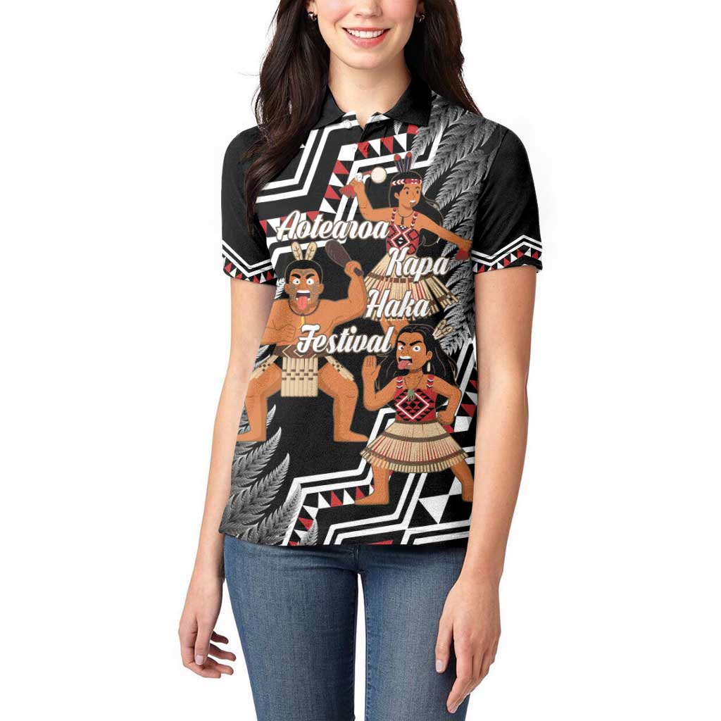 Aotearoa Kapa Haka Women Polo Shirt 2025 Festival - Traditional Maori Dance