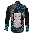 Aotearoa Taniko Paua Shell With Hei Tiki Family Matching Mermaid Dress and Hawaiian Shirt