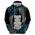 Aotearoa Taniko Paua Shell With Hei Tiki Hoodie