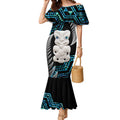 Aotearoa Taniko Paua Shell With Hei Tiki Mermaid Dress