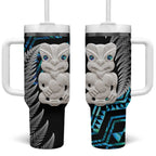 Aotearoa Taniko Paua Shell With Hei Tiki Tumbler With Handle