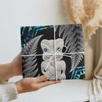 Aotearoa Taniko Paua Shell With Hei Tiki Wrapping Paper - Aussie Hoodie