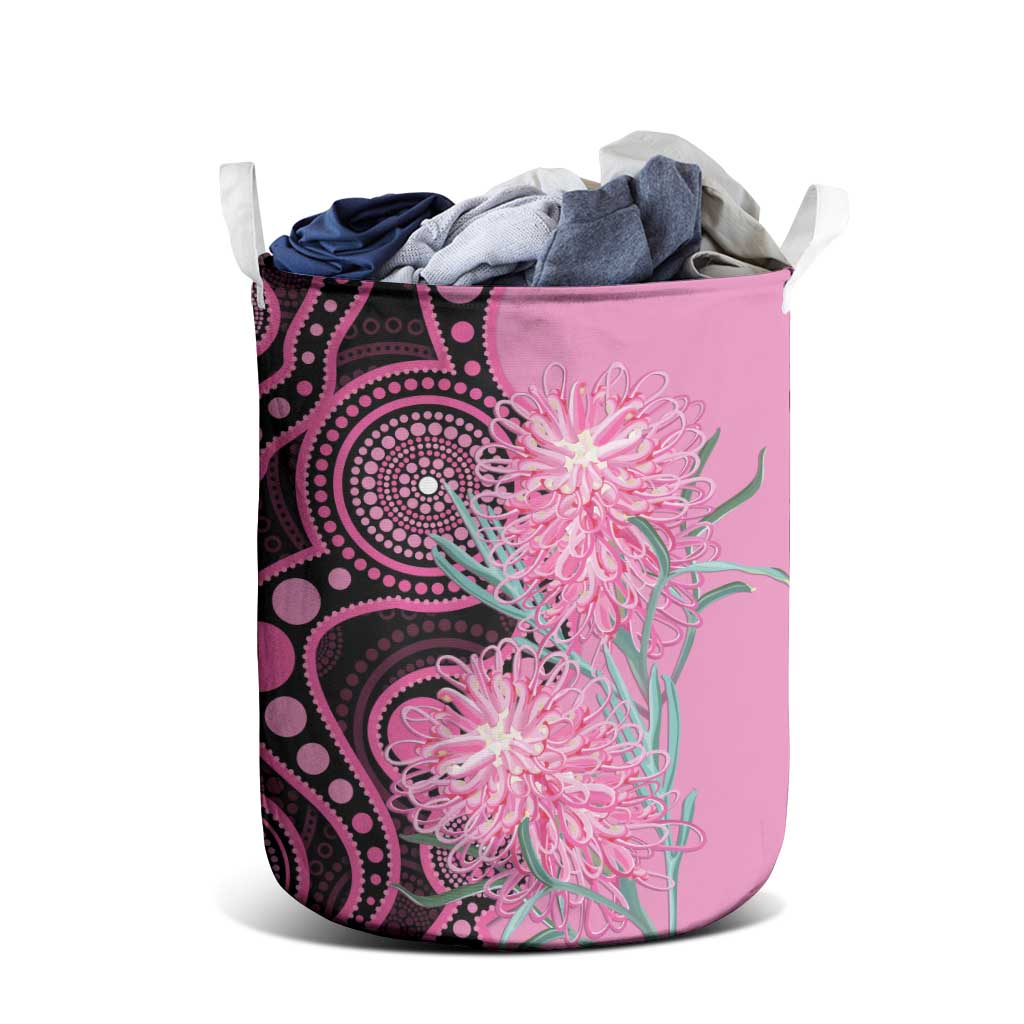 Australia Grevillea Laundry Basket Aussie Native Spider Flower Indigenous Art