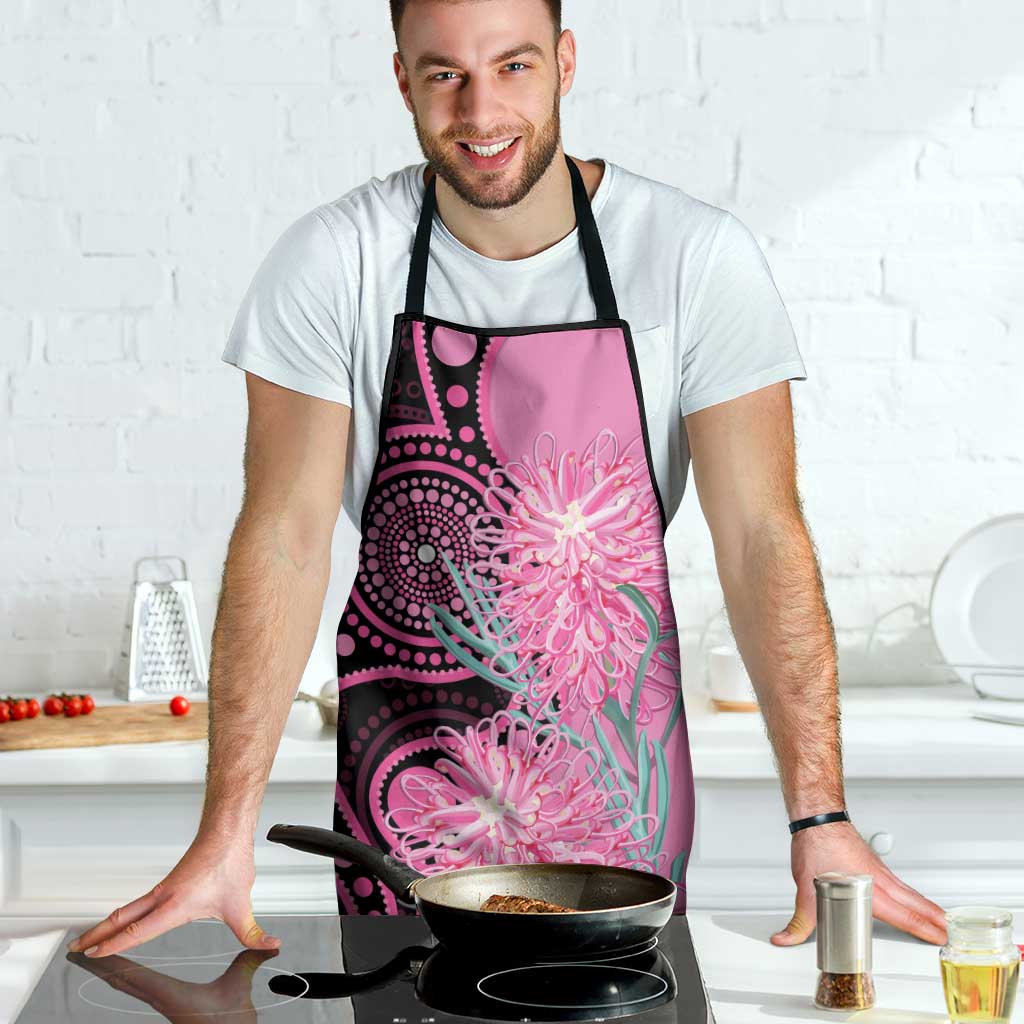 Australia Grevillea Apron Aussie Native Spider Flower Indigenous Art