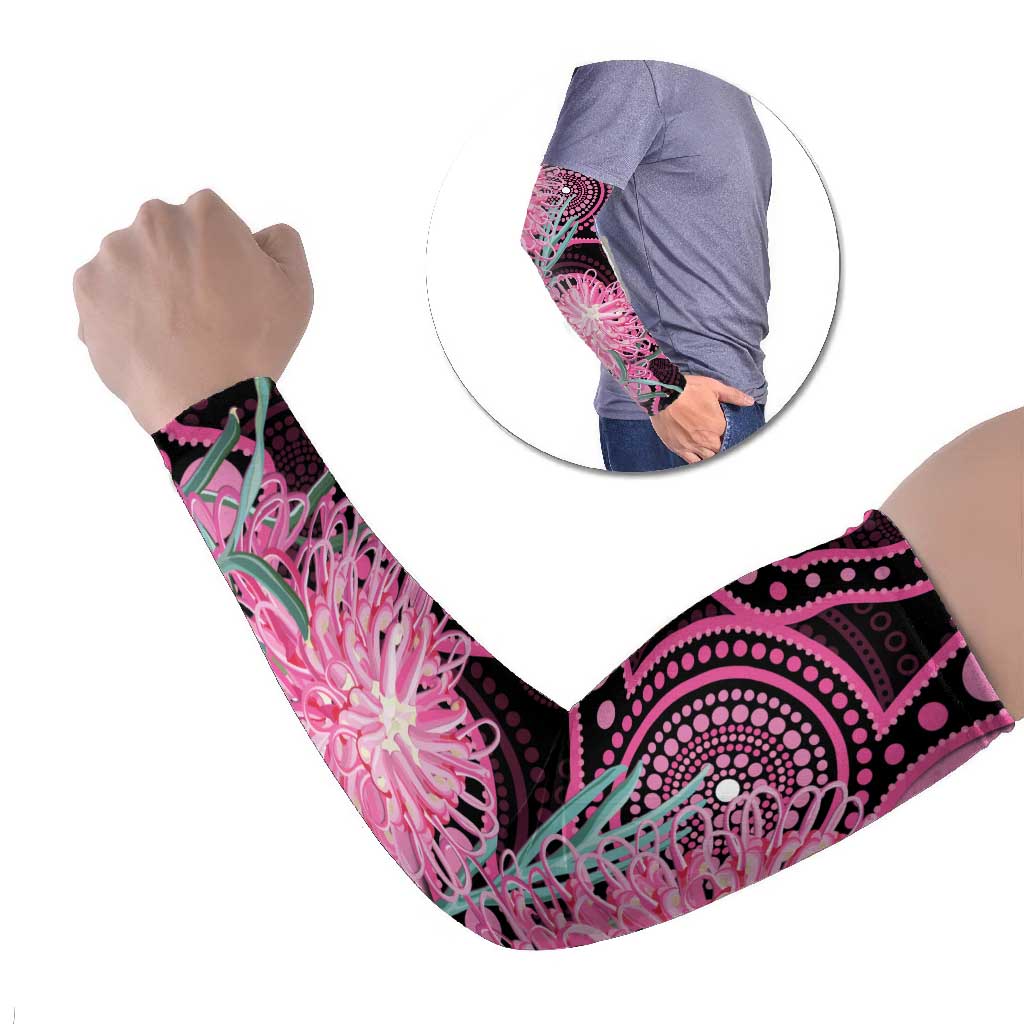 Australia Grevillea Arm Sleeves Aussie Native Spider Flower Indigenous Art