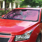 Australia Grevillea Auto Sun Shade Aussie Native Spider Flower Indigenous Art