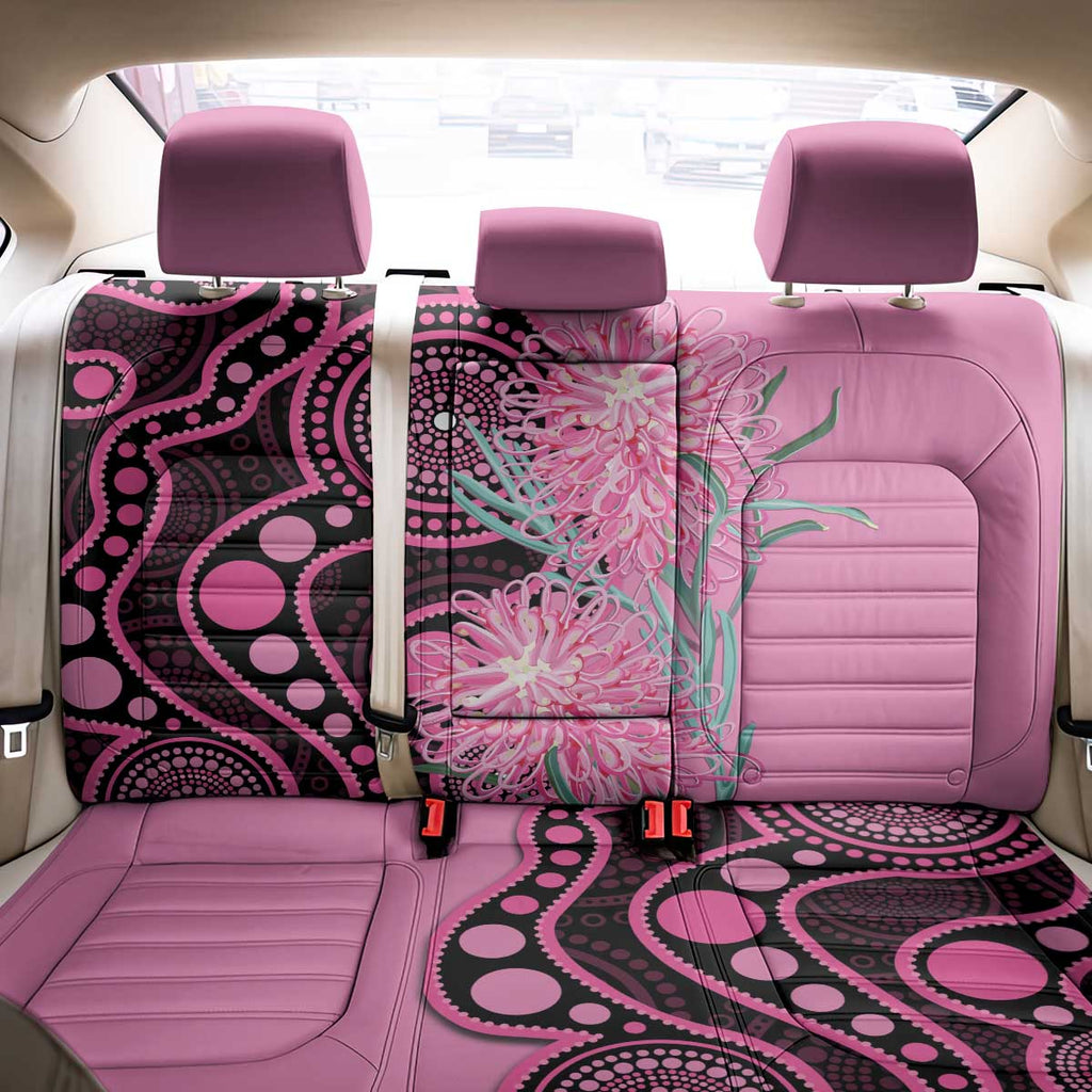 Australia Grevillea Back Car Seat Cover Aussie Native Spider Flower Indigenous Art