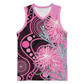 Australia Grevillea Basketball Jersey Aussie Native Spider Flower Indigenous Art