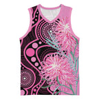 Australia Grevillea Basketball Jersey Aussie Native Spider Flower Indigenous Art