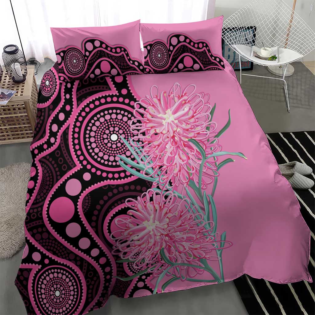 Australia Grevillea Bedding Set Aussie Native Spider Flower Indigenous Art