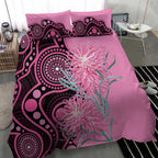 Australia Grevillea Bedding Set Aussie Native Spider Flower Indigenous Art