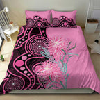 Australia Grevillea Bedding Set Aussie Native Spider Flower Indigenous Art