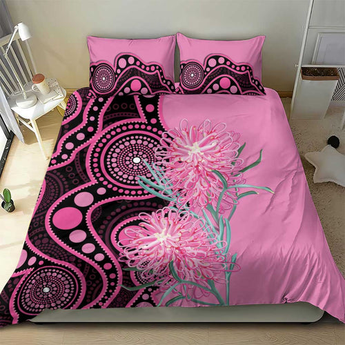 Australia Grevillea Bedding Set Aussie Native Spider Flower Indigenous Art