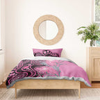 Australia Grevillea Bedding Set Aussie Native Spider Flower Indigenous Art