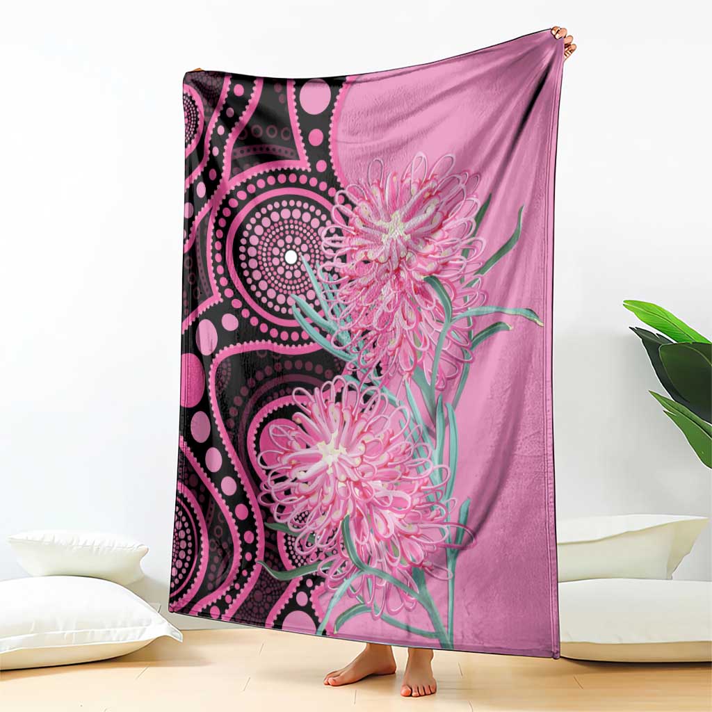 Australia Grevillea Blanket Aussie Native Spider Flower Indigenous Art