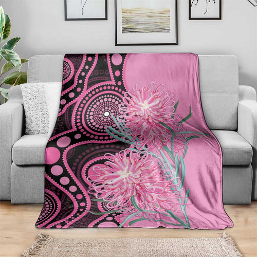 Australia Grevillea Blanket Aussie Native Spider Flower Indigenous Art
