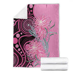 Australia Grevillea Blanket Aussie Native Spider Flower Indigenous Art