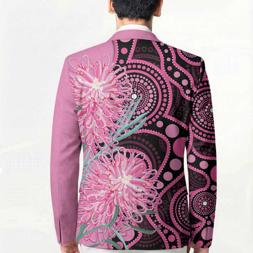 Australia Grevillea Blazer Aussie Native Spider Flower Indigenous Art