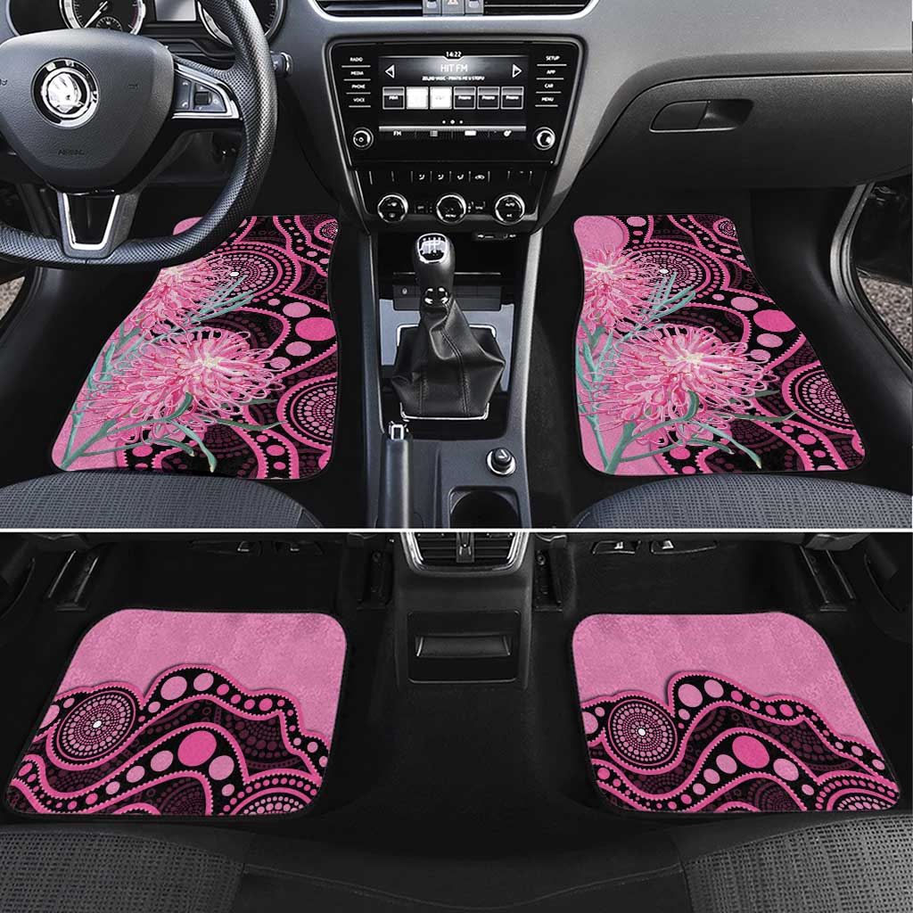 Australia Grevillea Car Mats Aussie Native Spider Flower Indigenous Art