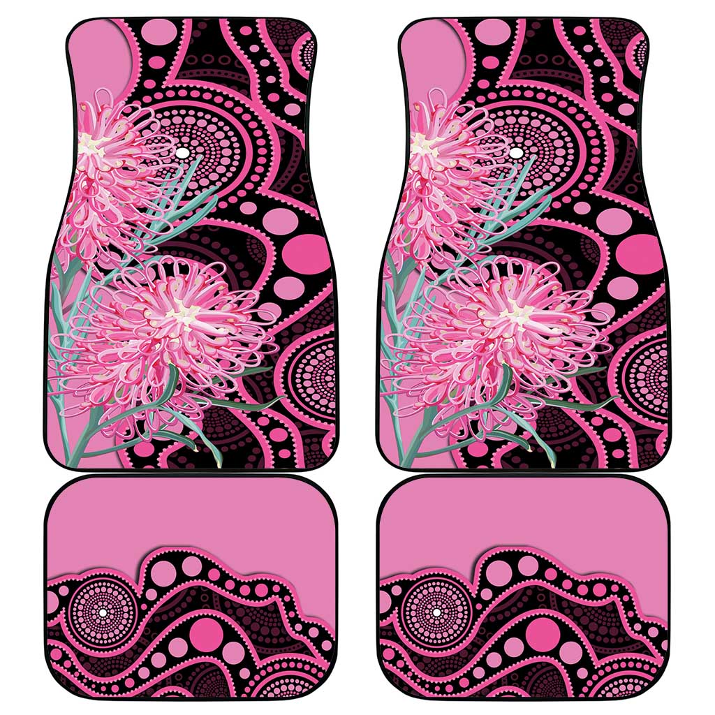 Australia Grevillea Car Mats Aussie Native Spider Flower Indigenous Art