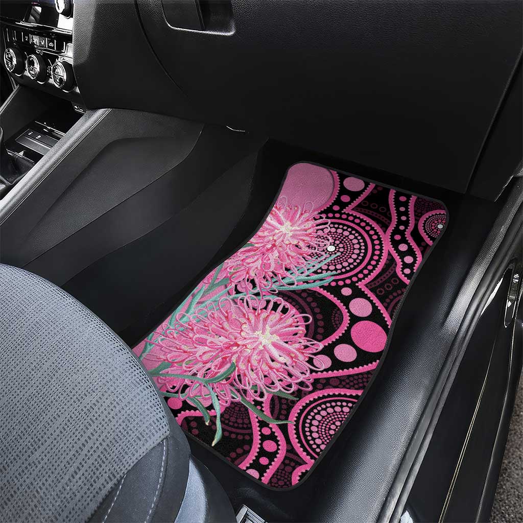 Australia Grevillea Car Mats Aussie Native Spider Flower Indigenous Art
