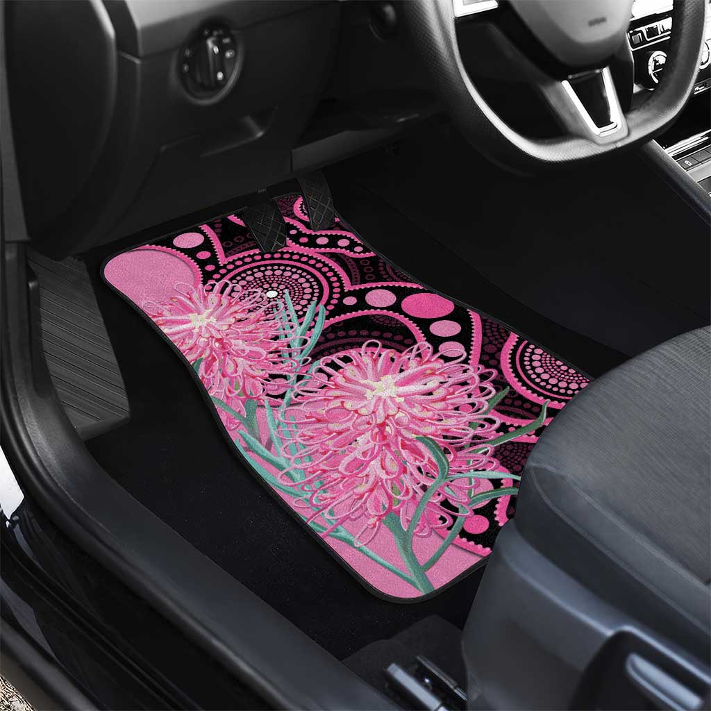 Australia Grevillea Car Mats Aussie Native Spider Flower Indigenous Art