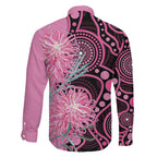 Australia Grevillea Family Matching Mermaid Dress and Hawaiian Shirt Aussie Native Spider Flower Indigenous Art