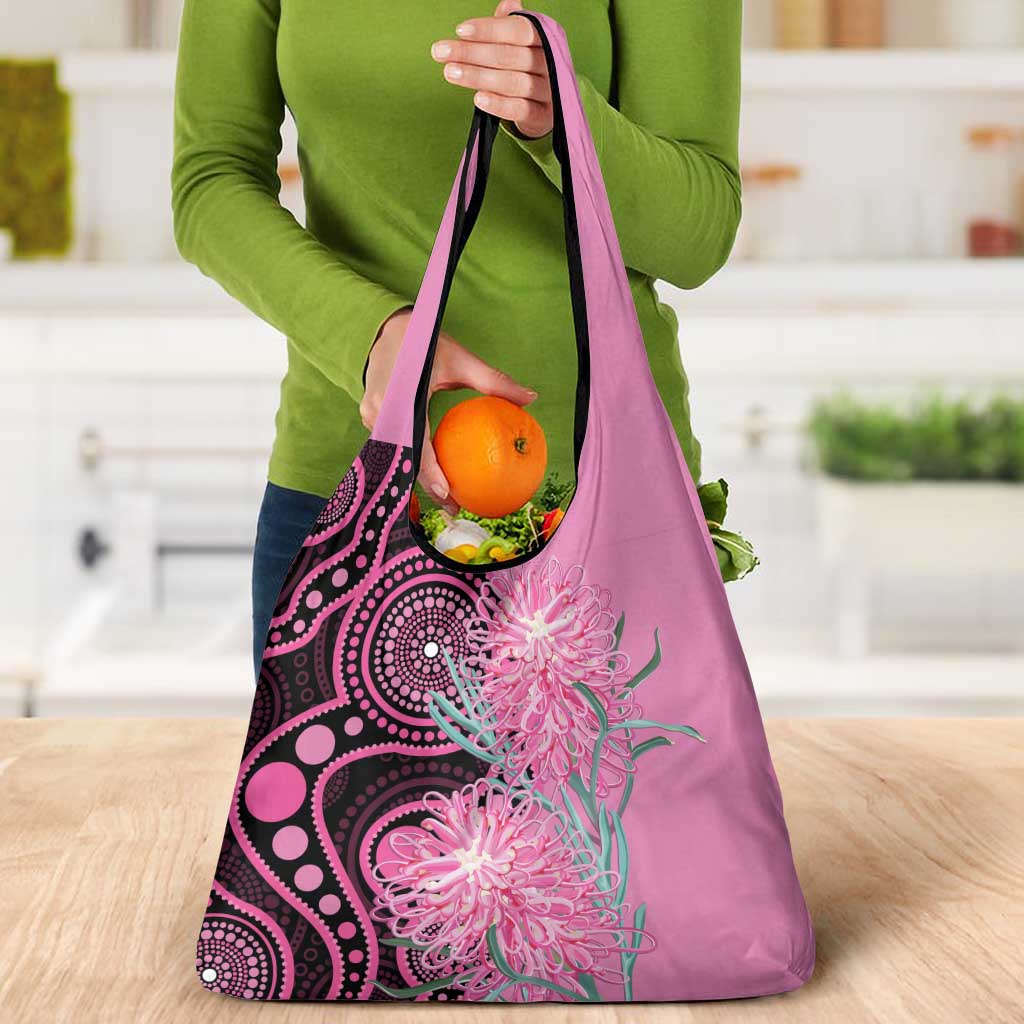 Australia Grevillea Grocery Bag Aussie Native Spider Flower Indigenous Art