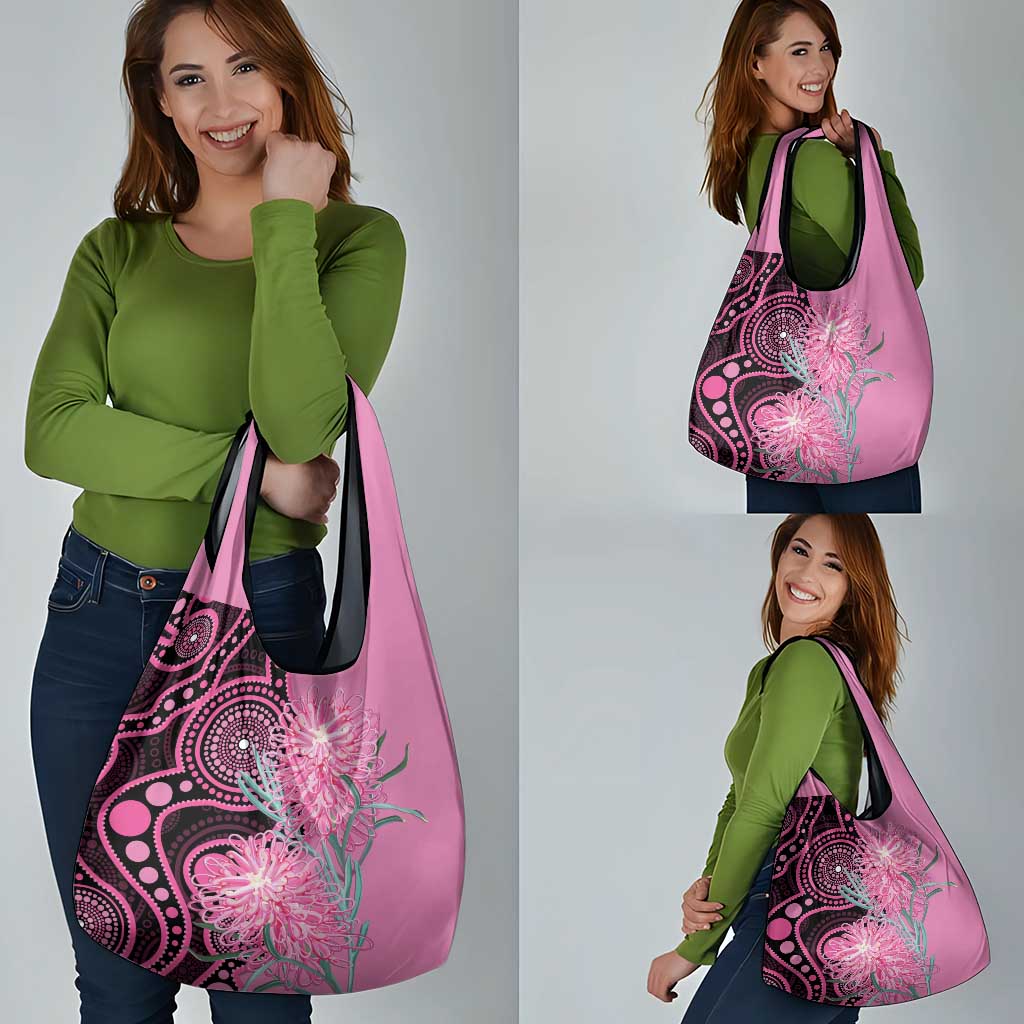 Australia Grevillea Grocery Bag Aussie Native Spider Flower Indigenous Art